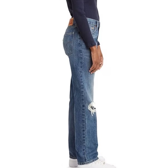 Levi’s Womens Low Pro Straight Leg Denim Jeans - Picture 9 of 9